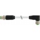 7000-48011-2920750 MURRELEKTRONIK M12 Stecker gerade / M12 Buchse gewinkelt PUR 8x0.25 grau Schleppkette 7.5m