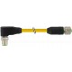 7000-48061-2940070 MURRELEKTRONIK M12 мужчин 90° / M12 женский 0° PUR 8x0.25 экранированный серый UL/CSA + к..