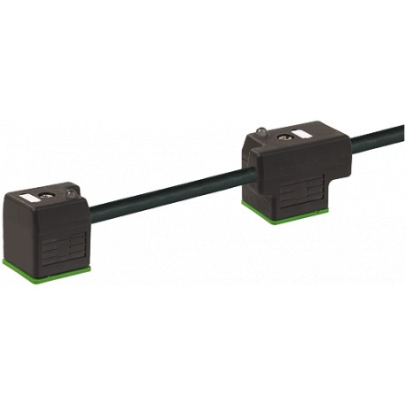 7000-58021-6370500 MURRELEKTRONIK MSUD double valve plug form A 18mm with cable PUR 4X0.75 black UL/CSA, dra..