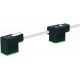 7000-58241-2270300 MURRELEKTRONIK MSUD double valve plug form B 10 mm with cable PUR 4X0.75 gray, 3m