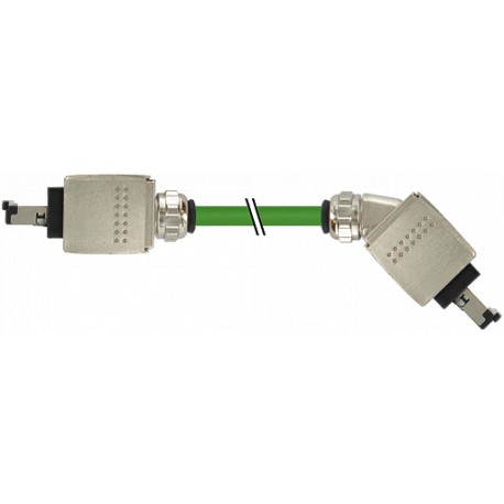 7000-74661-7960500 MURRELEKTRONIK RJ45 Push Pull macho 0º/ RJ45 Push Pull macho 45º PUR 2x2xAWG22 apantallad..