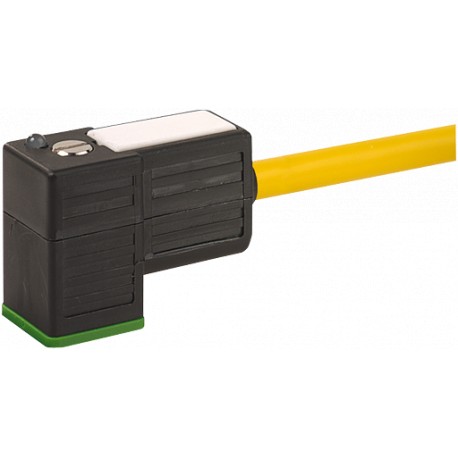 7000-80021-0560500 MURRELEKTRONIK MSUD valve plug form C 8 mm with cable PUR 3X0.75 yellow, robot, drag chai..