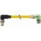 7000-88101-0300060 MURRELEKTRONIK M8 macho 90° / M8 fêmea 90° LED PUR 3x0.25 amarelo UL/CSA + cadeia porta-c..