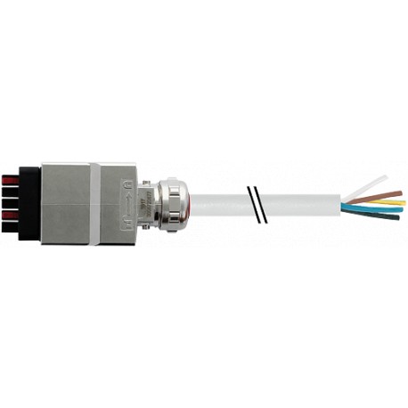 7000-99621-9620300 MURRELEKTRONIK Cable alimentación Push Pull PURZ 5x2.5 gris, 3m