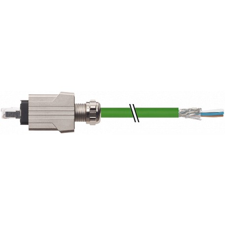 7000-99631-7940150 MURRELEKTRONIK Push Pull RJ45 freies Leitungsende, Profinet PUR 2x2xAWG22 geschirmt grün ..