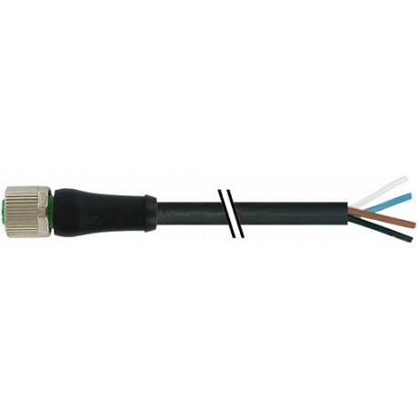 7000-P7221-7820150 MURRELEKTRONIK M12 Power T-кодировкой женский 0° с кабель PUR 4x1.5 черный UL/CSA + кабел..