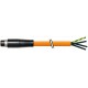 7000-P8001-P131000 MURRELEKTRONIK MQ15-X-Power male 0° with cable PUR 4x2,5 shielded orange UL/CSA + drag ch..