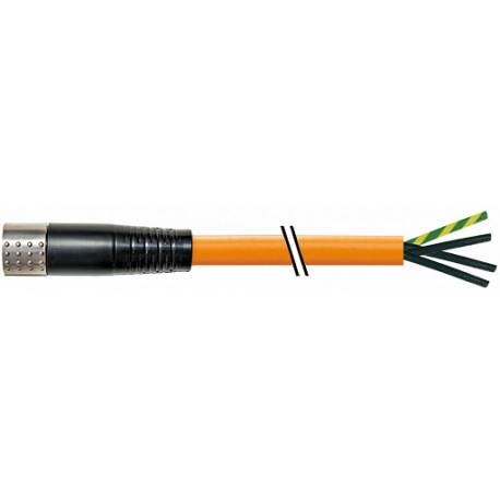 7000-P8021-P130500 MURRELEKTRONIK MQ15-X-Power hembra 0° con cable PUR 4x2,5 apantallado naranja UL/CSA + ca..