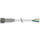 7014-08061-2113000 MURRELEKTRONIK M8 femelle droit sortie fils F&B PVC 4x0.25 gris, UL/CSA 30m