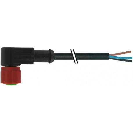 7023-20121-6261000 MURRELEKTRONIK M12 женский 90° с кабель C-кодировкой PUR 3X0.75 черный 10m