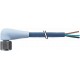 7024-12321-3150750 MURRELEKTRONIK M12 hembra 90° con cable F&B Pro PP 3x0.34 azul robot + cadena portacables..