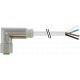 7044-12341-2141000 MURRELEKTRONIK M12 Steel hembra 90° con cable PVC 4x0.34 gris UL/CSA 10m