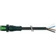 7050-12021-6141000 MURRELEKTRONIK MQ12 macho 0° con cable PVC 4X0.34 negro 10m