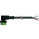 7050-12341-6342000 MURRELEKTRONIK MQ12 hembra 90° con cable PUR 4X0.34 negro UL/CSA, cadena portacables 20m