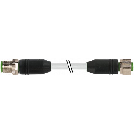 7060-40021-8622000 MURRELEKTRONIK M12 Stecker gerade / M12 Buchse gerade MASI PUR 4X0.75 gelb UL/CSA 20m