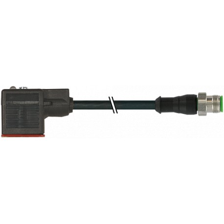 7072-40881-7540060 MURRELEKTRONIK M12 Xtreme male 0° / MSUD valve plug form A 18 mm PUR 2x0,75 black UL/CSA,..