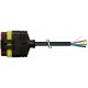 7072-73221-5160750 MURRELEKTRONIK Valve plug SuperSeal female 6 pole with cable PUR 6x0.75 black 7,5m