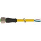 7700-12181-U030500 MURRELEKTRONIK M12 female 0° with cable TPE 3x22AWG yellow UL/CSA, ITC/PLTC 5m