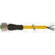 7700-12221-U040750 MURRELEKTRONIK M12 female 0° with cable TPE 4x22AWG yellow UL/CSA, ITC/PLTC 7,5m