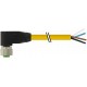 7700-12341-1500400 MURRELEKTRONIK M12 hembra 90° con cable TPE 4xAWG18/41 amarillo UL,CSA + cadena portacabl..