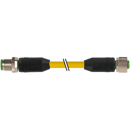 7700-40041-1610750 MURRELEKTRONIK M12 мужчин 0° / M12 женский 0° TPE 5xAWG18 желтый UL/CSA + кабельная цепь ..