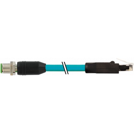 7700-48521-S4W0030 MURRELEKTRONIK M12 maschio 0° / RJ45 maschio 0° 8 poli EN TPE 4x2xAWG24 schermato blu UL/..