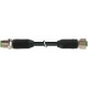 7999-40041-6382000 MURRELEKTRONIK M12 mâle droit / M12 femelle droit PUR 5x0.75 noir UL/CSA + chaîne porte-c..