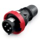 219.63372.RU SCAME AERIAL PLUG 63A 3P+N+T 2h 50V