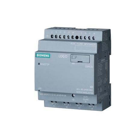 6ED1052-2FB08-0BA1 SIEMENS LOGO! 230RCEo, module logique, alim./E/S : 115V/230V/relais, 8 entrées TOR/4 sort..