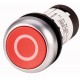 C22-D-R-X0-K11 132423 EATON ELECTRIC Pushbutton, Flat, momentary, 1 NC, 1 N/O, Screw connection, red, inscri..