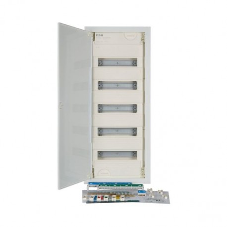 KLV-60HWS-F 302416 EATON ELECTRIC caja para montaje empotrado pladur 5 filas puerta metálica empotrada