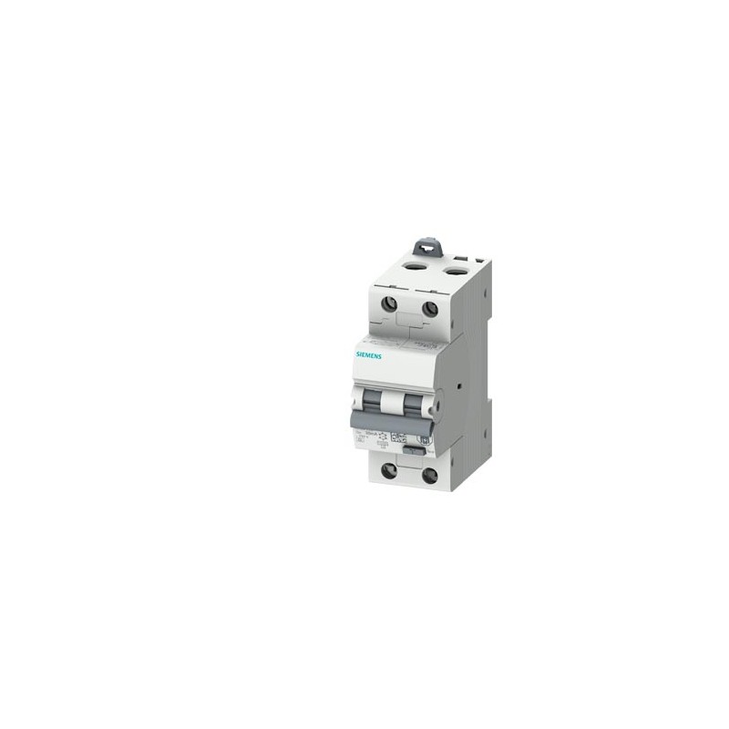 5SU1324-6FR16 SIEMENS RCBO, 10 kA, 2P Type A, 30 mA, B-Cha..