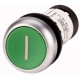 C22-DR-G-X1-K10 132472 EATON ELECTRIC Pulsador, Plano, mantenido, 1 N/O, Conexión de tornillo, verde, inscri..