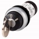 C22-WS3-MS1-K02 132816 EATON ELECTRIC Actionneur à clé, RMQ Compact, momentané, 2 NC, Connexion viss, 3 posi..