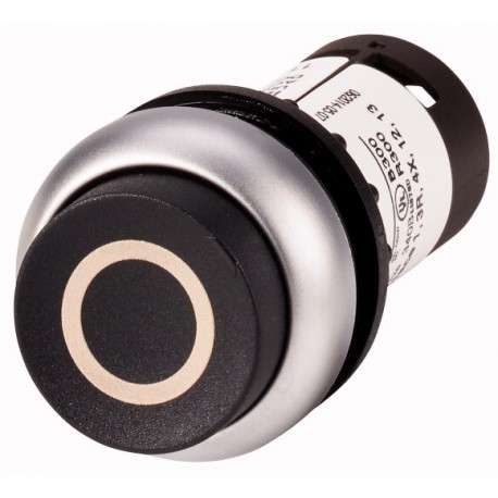 C22-DRH-S-X0-K02 132504 EATON ELECTRIC Pushbutton, Расширенный, поддерживается, 2 NC, винт связи, черный, вп..