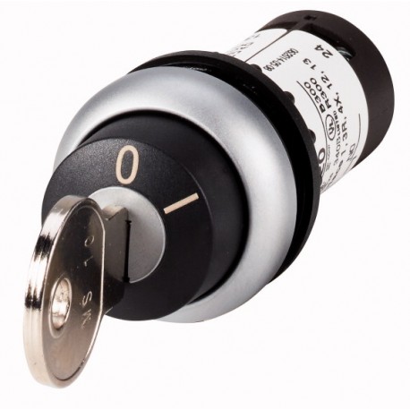 C22-WS-MS10-K10 136756 EATON ELECTRIC Key-operated actuator, RMQ Compact, momentary, 1 N/O, Screw connection..