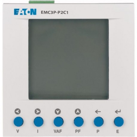EMC3P-P2C1 Meter, 3P, Panel, ModB, 5A CT, MID EATON ELECTRIC Meter, 3P, Panel, ModB, 5A CT, MID