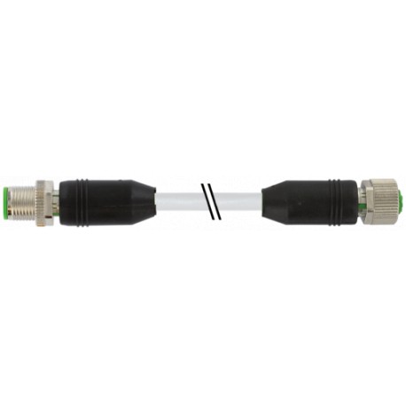 7001-40521-3510012 MURRELEKTRONIK M12 мужчин 0° / M12 женский 0° PUR 5X0.34 экранированный желтый UL/CSA 0,1..