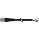 7000-P6221-P160300 MURRELEKTRONIK M12 Power female 0° S-cod. with cablePUR 4x1.5 bk UL/CSA+drag ch. 3m