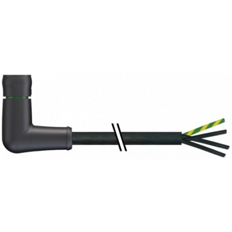 7000-P8231-P160300 MURRELEKTRONIK MQ15 Buchse 90° mit Kabel 600V AC Typ 3PUR 4x1,5 bk UL/CSA+Schleppkapitel ..