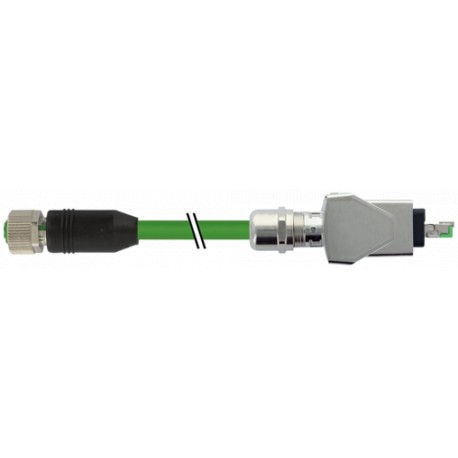 7000-44627-7960750 MURRELEKTRONIK Push Pull RJ45 0° / M12 Buchse 0° D-cod., Ethernet PUR 2x2xAWG22 geschirmt..