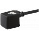 7000-18027-6260050 MURRELEKTRONIK MSUD Basic valve plug A-18mm LED+SuppressionPUR 3x0.75 bk UL/CSA 0.5m