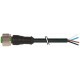 7000-12221-6346000 MURRELEKTRONIK M12 female 0° with cable PUR 4x0.34 bk UL/CSA+drag chain 60m