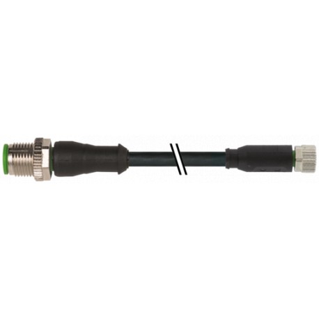 7000-40561-6100140 MURRELEKTRONIK M12 мужской 0° / M8 женский 0° ПВХ 3x0.25 bk UL/CSA 1,4м