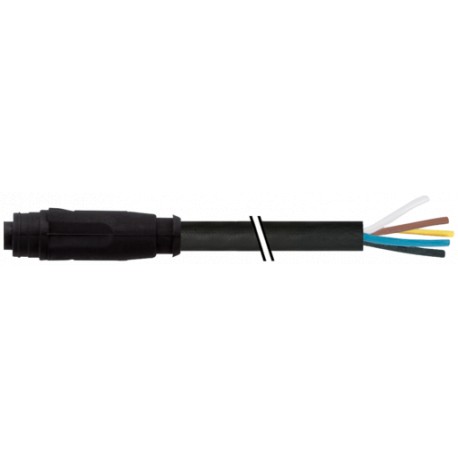 7000-08945-6950750 MURRELEKTRONIK M8 female 0° SnapIn with cable PUR 5x0.25 bk UL 7.5m