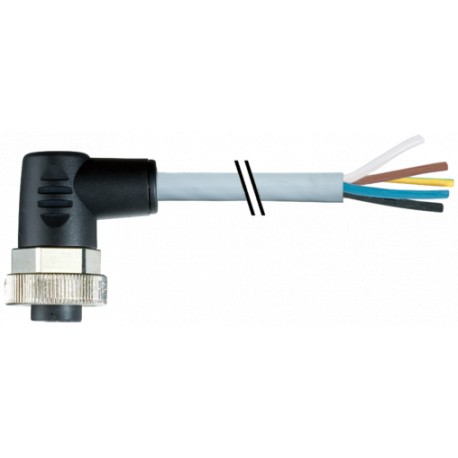 7000-78051-9650350 MURRELEKTRONIK 7/8" female 90° with cablePUR 5x1.0 gy 3.5m