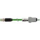 7000-44717-7962000 MURRELEKTRONIK M12 mâle 0° / Push Pull RJ45, 0°, blindéPUR 2x2xAWG22 blindé gn UL / CSA +..