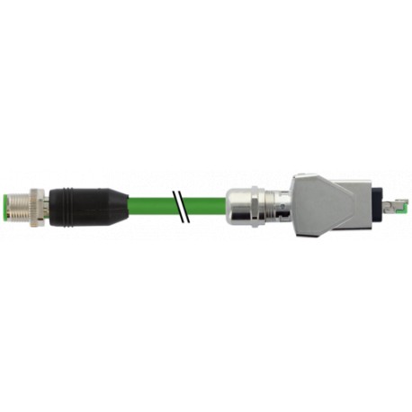 7000-44717-7962000 MURRELEKTRONIK M12 мужской 0° / Push Pull RJ45, 0°, экранированныйPUR 2x2xAWG22 экраниров..