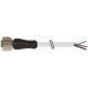 7000-12221-2347000 MURRELEKTRONIK M12 female 0° A-cod. with cablePUR 4x0.34 gy UL/CSA+drag ch. 70m