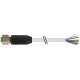 7000-17041-2080050 MURRELEKTRONIK M12 female 0° A-cod. with cablePVC 8x0.25 gy UL/CSA 0.5m